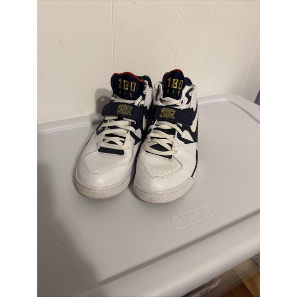 Nike Air Force 180 Shoes Mens Size 11 White Navy Red Olympic Retro Basketball - Picture 6 of 14